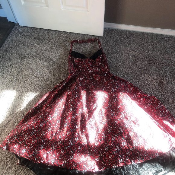 Stop Staring halter dress with swing skirt - Picture 1 of 3